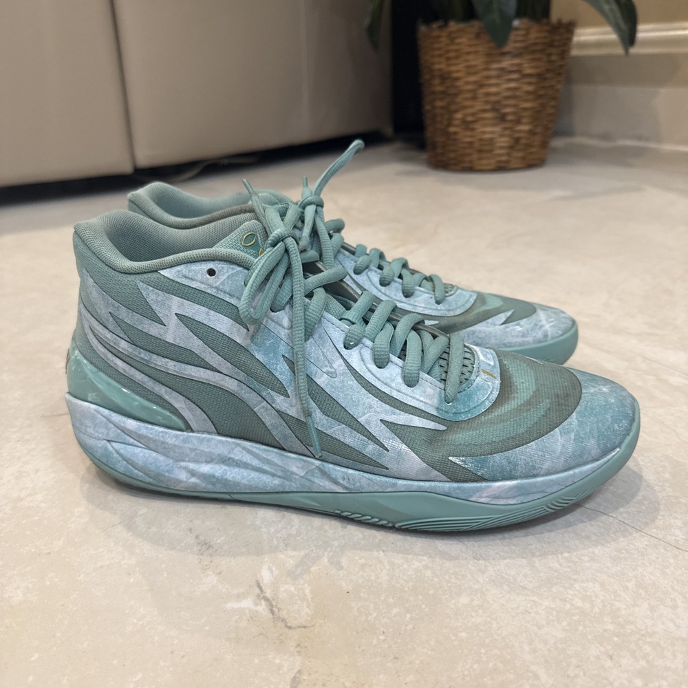 Puma LaMelo Ball MB.02 Lunar New Year Jade Sneakers (378284‑01) Size 11.5 Shoes